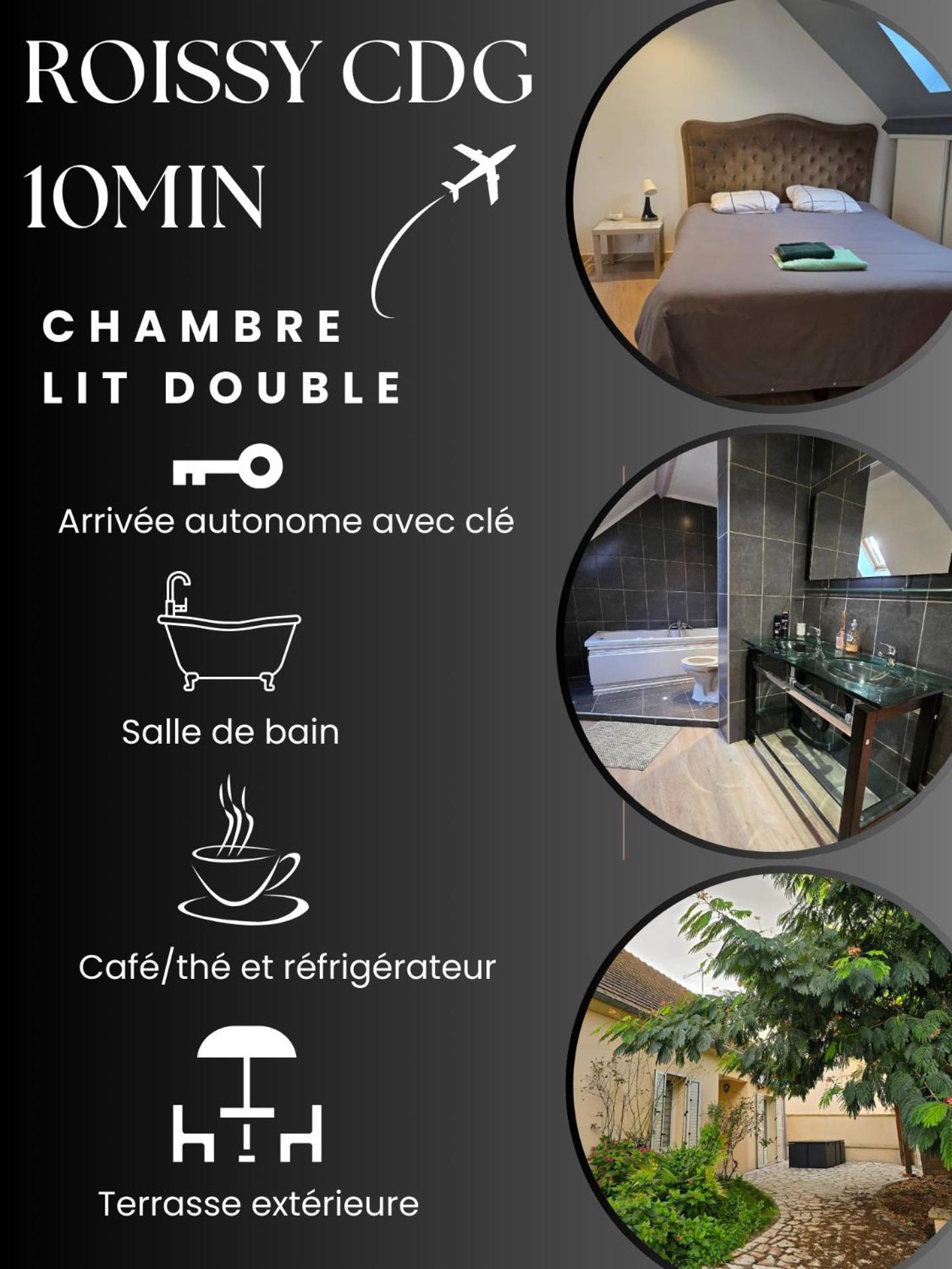 Chambre Privee A 10Min De Roissy Cdg, Au Calme, Parking Gratuit Le Mesnil-Amelot Exterior photo